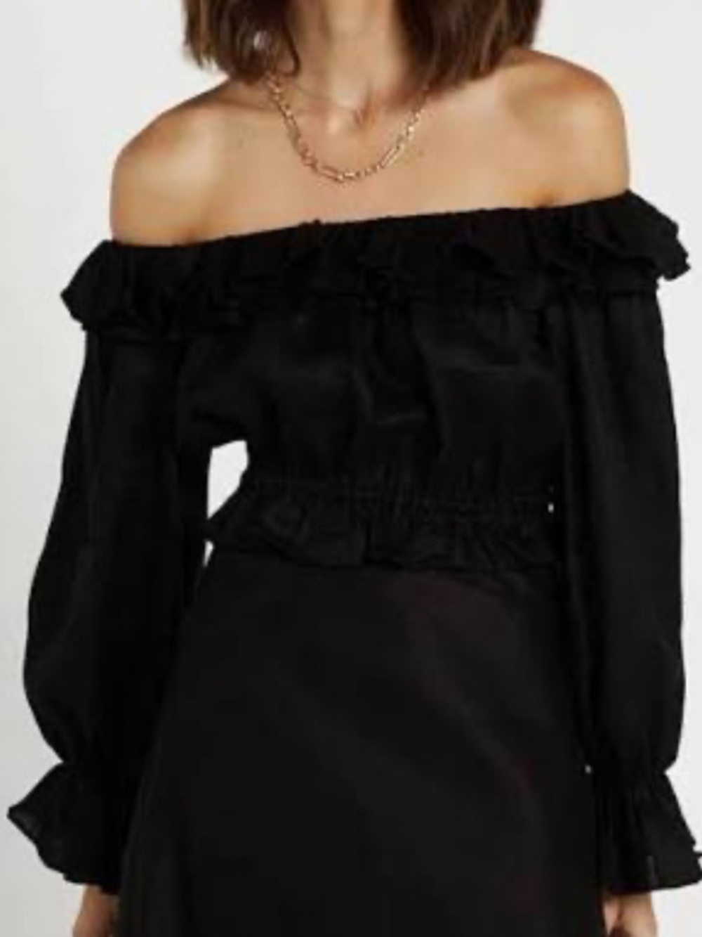 DISSH Mia linen off shoulder top